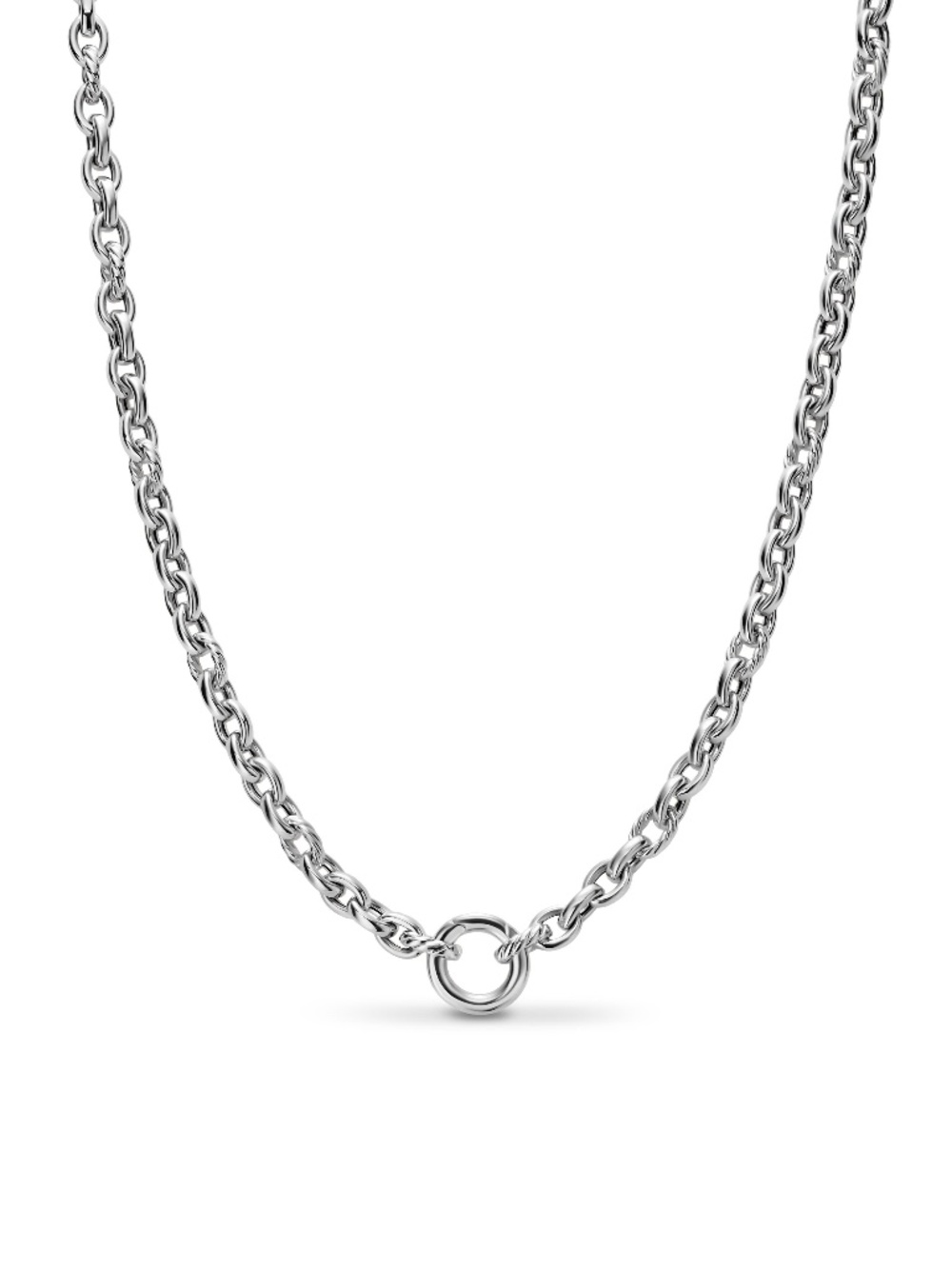David Yurman DY Mercer® Petite Chain Necklace 4.5mm Silver NWT/NIB $1,040
